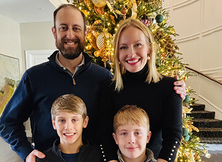 Geoff Schillare with family