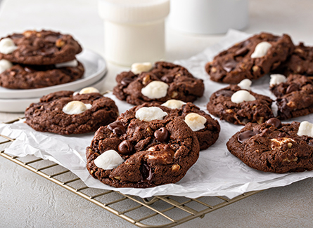 Hot chocolate cookies