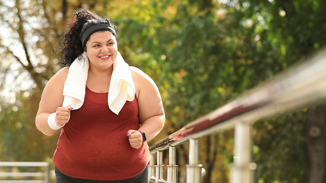 Woman jogging