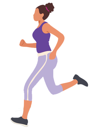 Woman running